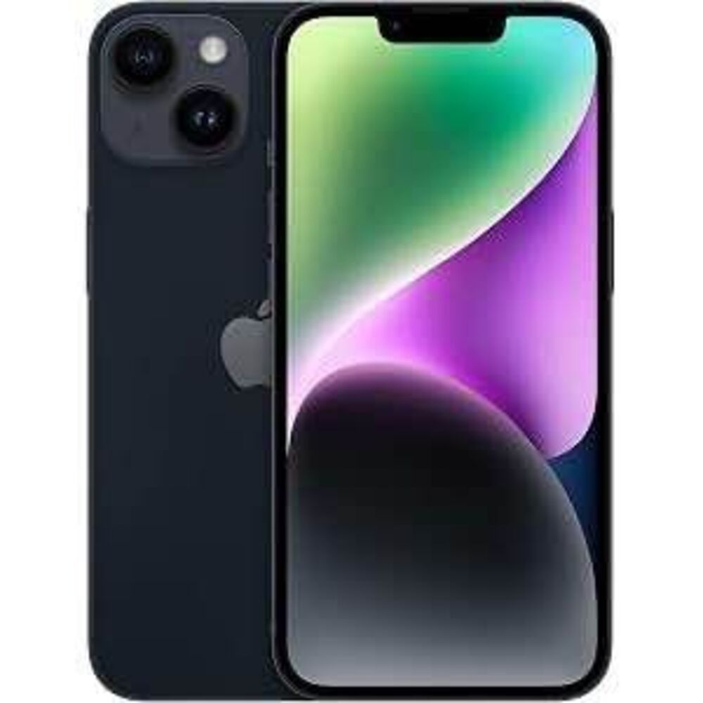 Apple iPhone 14, 128GB, midnight, unlocked, Renewed